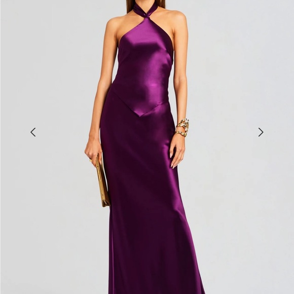 Retrofete Ester Dress in Eggplant Color - Picture 2 of 9